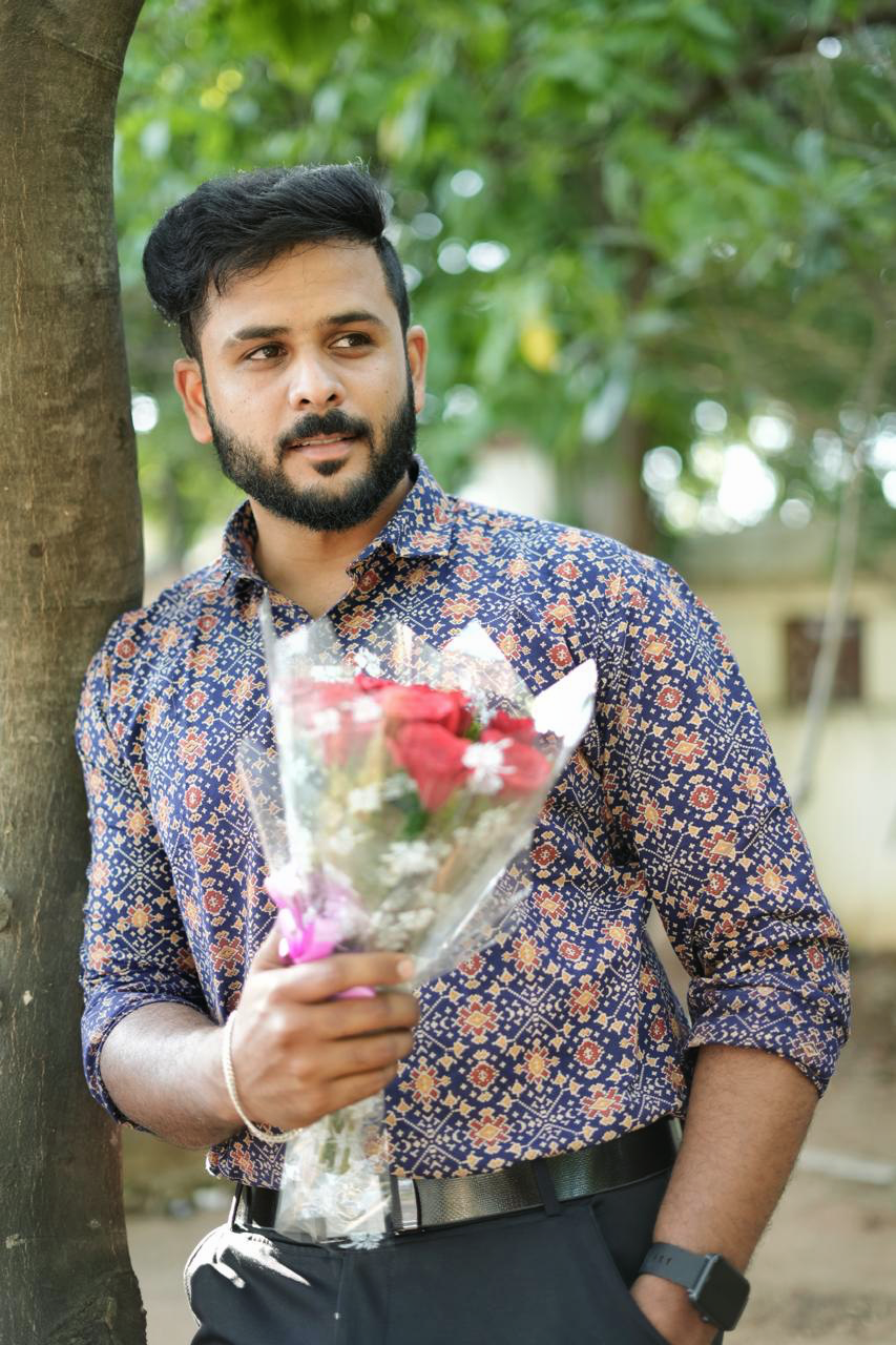 Neelva - Blue Ajrakh Cotton Shirt